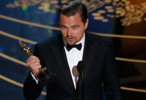Vencedor do Oscar de 2016, como melhor ator, Leonardo DiCaprio fala sobre o aquecimento global no seu discurso.