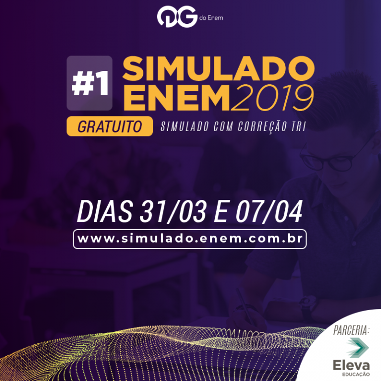 Participe Do Simulado Gratuito Enem 2019 - Blog Do QG Do Enem